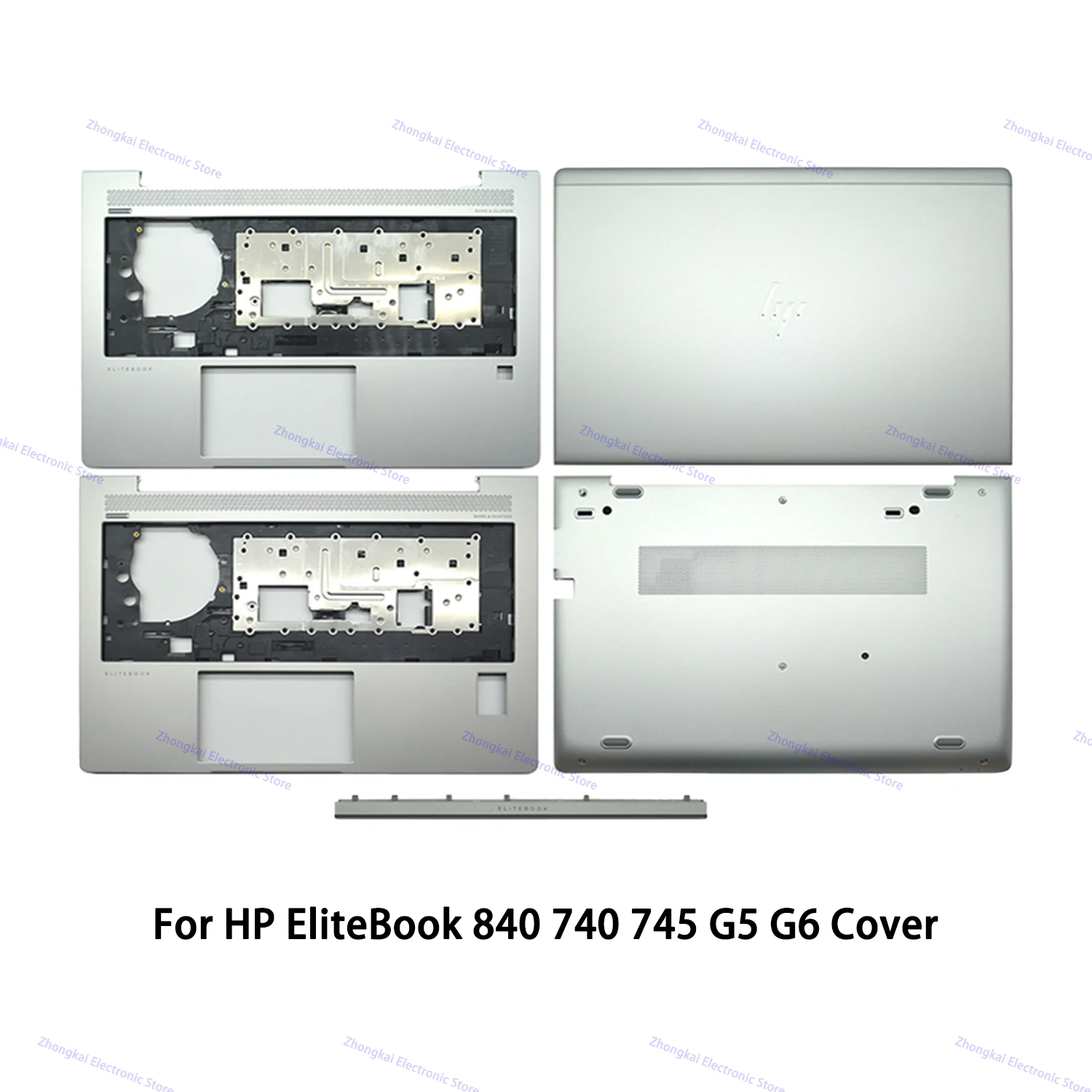 elitebook 840 g5 g6 740 745 g5 lcd tampa traseira moldura frontal caixa inferior l62729001 novo original hp 01