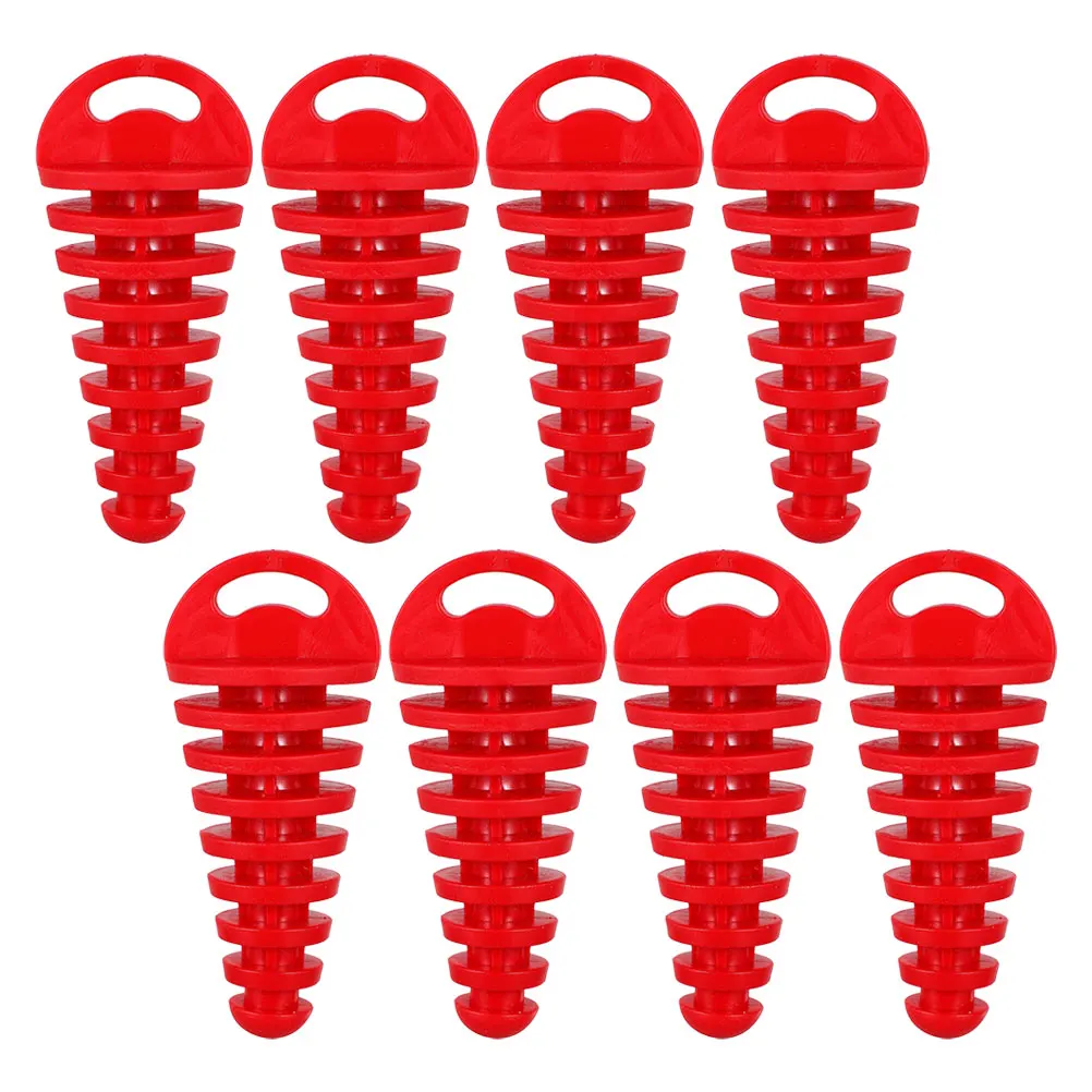 

8 Pcs Exhaust Plug PVC Wash Stopper Tailpipe Silencer Air Bleeder Motorcycle Accessories Waterproof Easy Installation Corrosion