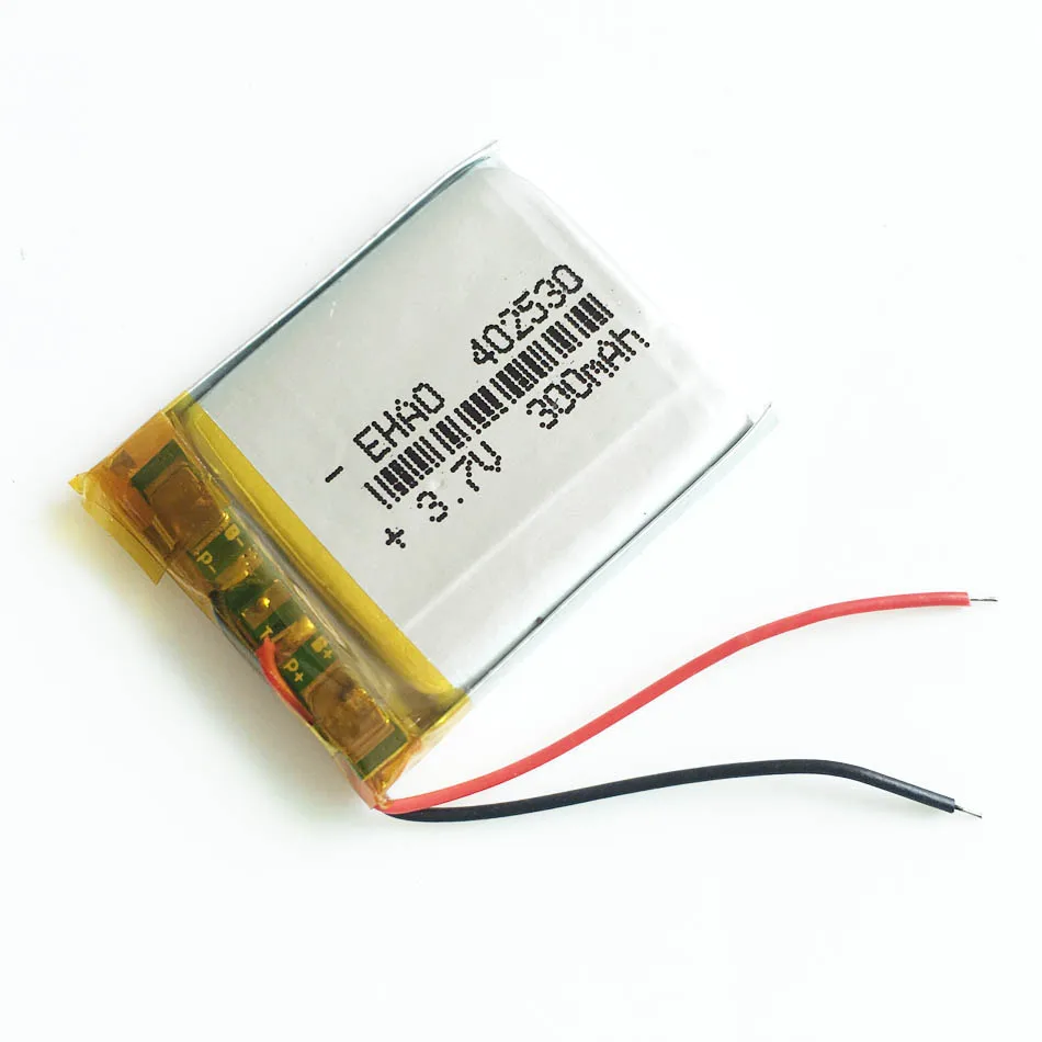 10 szt. 3.7V 300mAh litowo-polimerowa Lipo akumulator 402530 042530 do MP3 GPS Bluetooth zestaw słuchawkowy rejestrator kamery