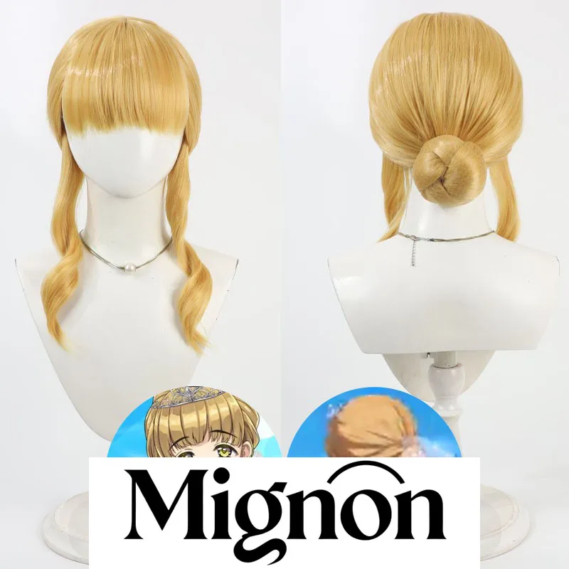 

Raging Dolphin Saito Shie cosplay wig integrated updo swimsuit style silicone scalp Halloween gift