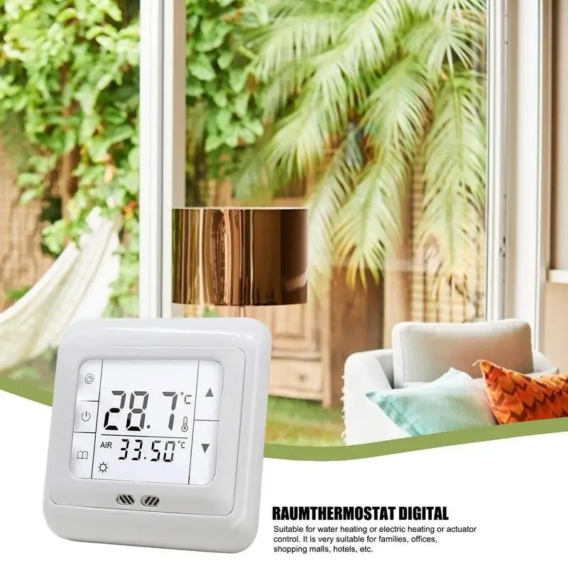 Thermostat Programmable LCD Digital Weekly Programmer Thermostat Home Programmable Thermostats Underfloor Heating Thermostat