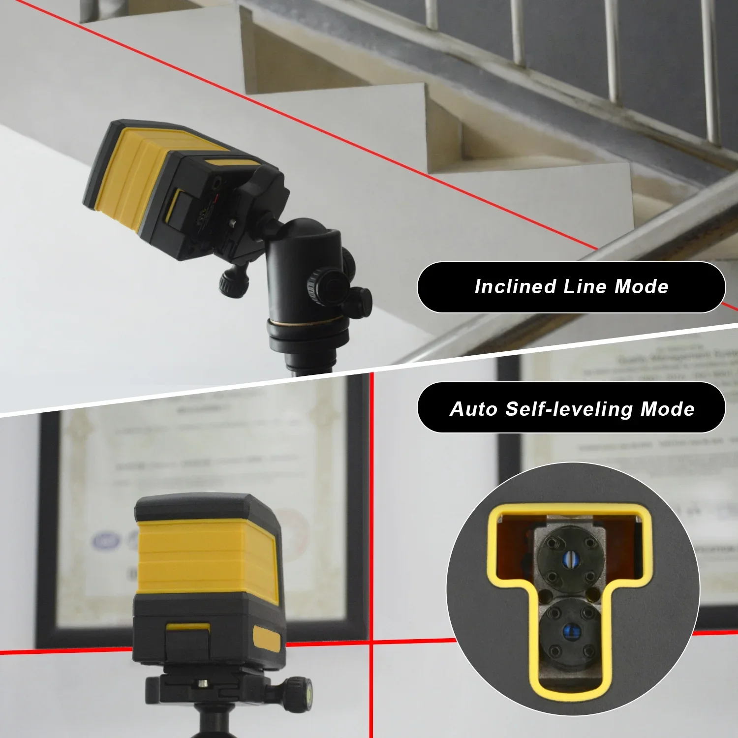 OEM New Arrival Cross Line Laser Tools LL-DR2-R2 Self-leveling USB-C Rechargeable Red Beam Laser Level