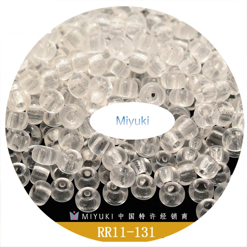 Japanese Miyuki Original Imported Glass Seed Bead 2mm Round Bead Transparent Series Handmade Diy Beads For Jewelry Making