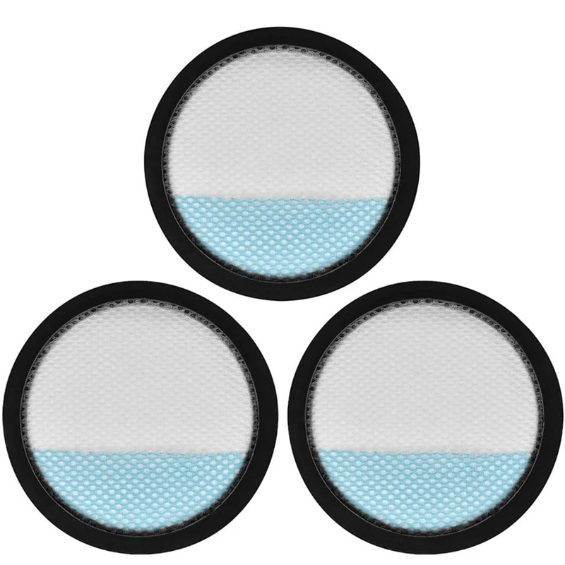 3 Pack Washable Filter Replacement for Ryobi 18V 1+ Cordless Stick Vacuum Cleaner PCL720 PBLSV716 A32SV720N