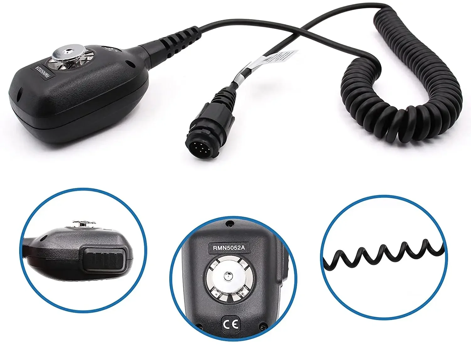 RMN5052A Handheld Speaker Mic RMN5052 for Motorola XPR5350 XPR4350 XPR4380 XPR4500 XPR4550 XPR5550 Radios