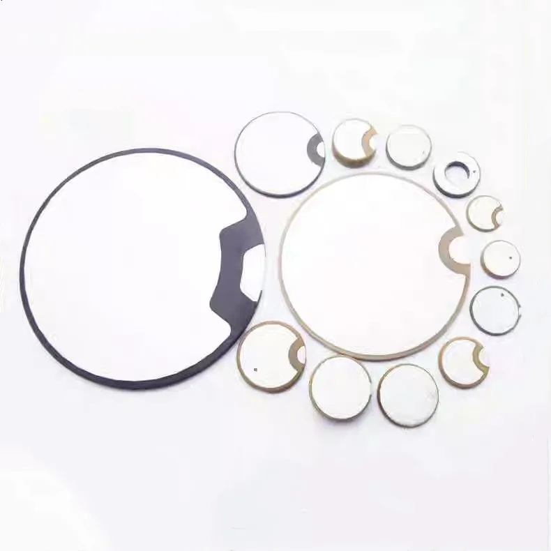 15pcs Piezoelectric ceramic PZT4 PZT5 wafer 8/10/12/14/20/40/50 Circular ring shape PZT Ultrasonic sensor