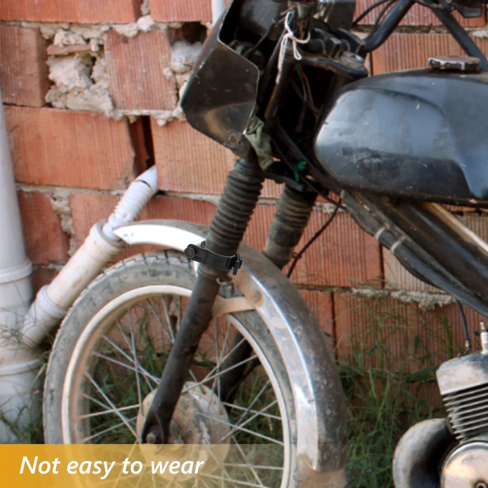 

4Pcs Motorcycle Headlight Rubber Straps Universal -Road Dirt Bike Mounting Bracket Vibration Resistant Waterproof