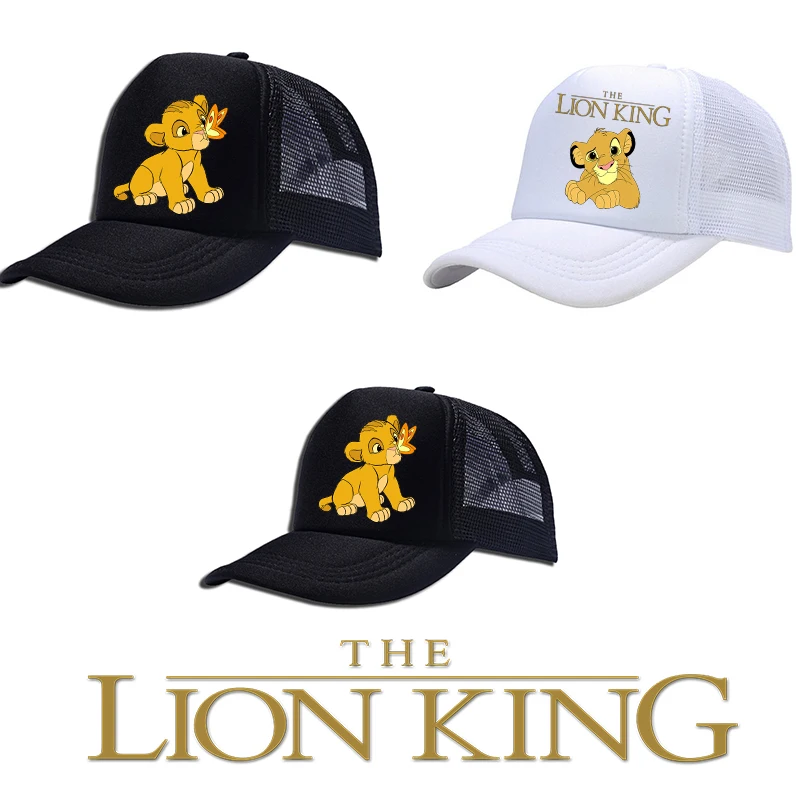 2024 Lion King Children\'s Baseball Hat New Cool Cartoon Peaked Cap Outdoor Sports Sun Protection Casual Boy Sun Protection Hat