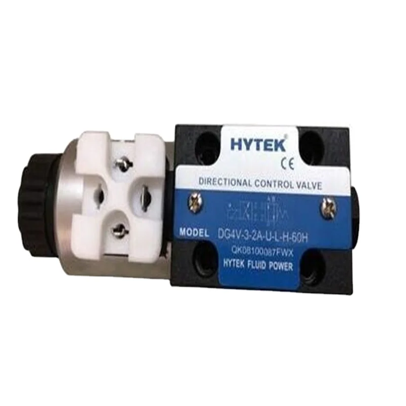 VÁLVULA DE CONTROL DIRECCIONAL HYTEK MODELO DG4V-3-2A-U-L-H-60H Solenoide DG4V-3-2A/2B/0A/0B/21B/OB-U-L-H-60H POTENCIA DE FLUIDO
