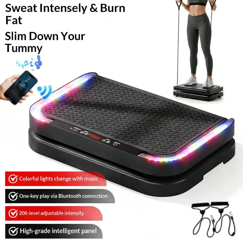 

Виброплатформа с Bluetooth для тренировки всего тела, сжигания жира, наращивания мышц и похудения