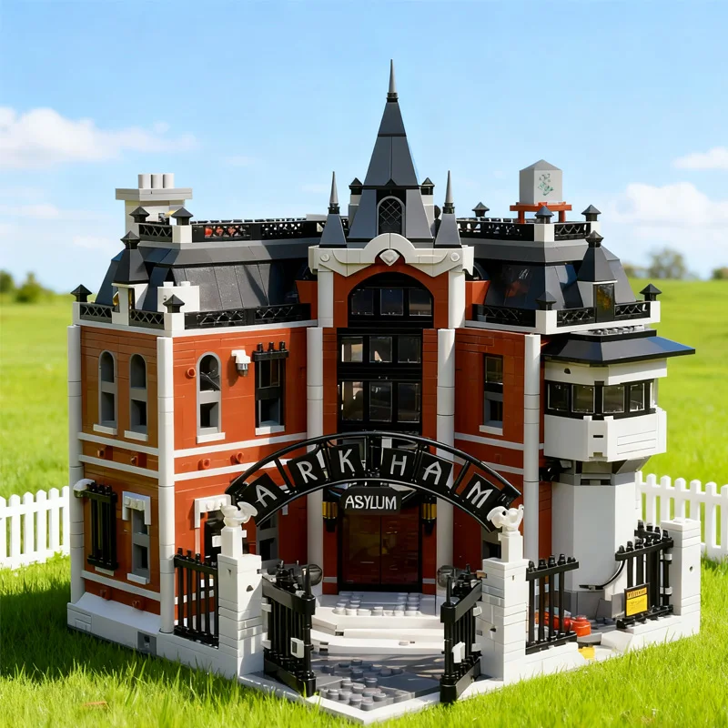 in stock 2025 New  Series Arkham Asylum Set, Halloween, Christmas, Birthday Gift Building block toys for home decoration