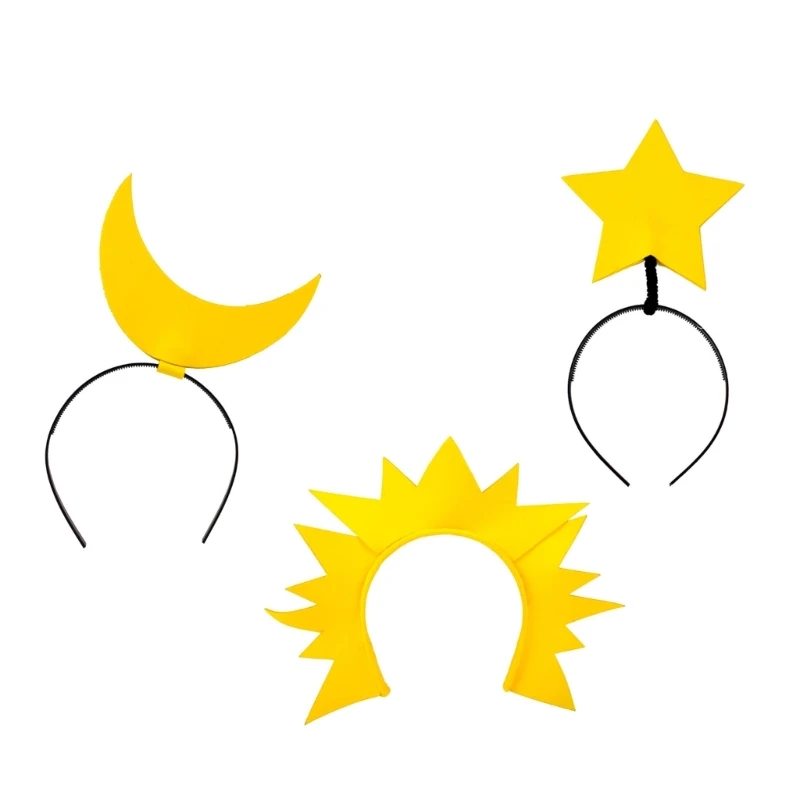Star Headbands Kids Party Wear Creative Sun for Christmas Halloween Party