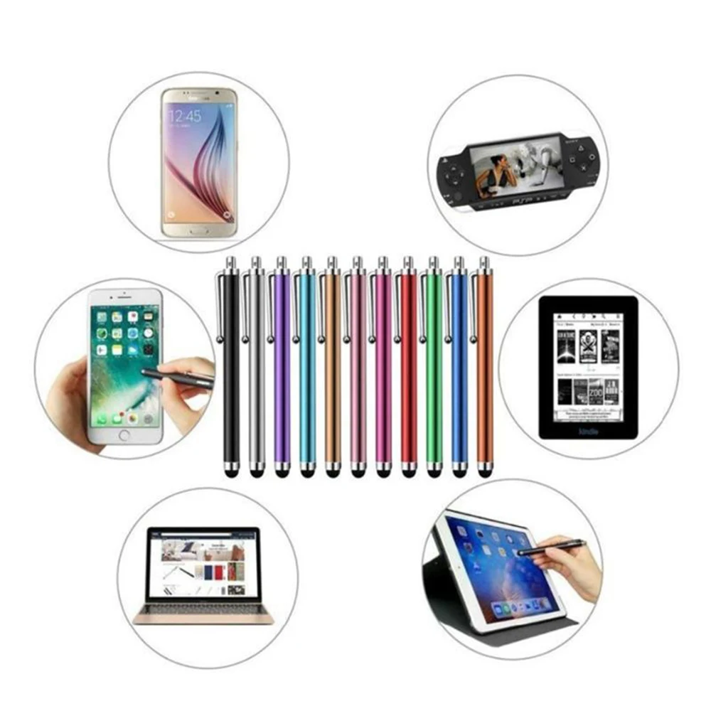 10pcs/lot Stylus Pen For Android iOS Drawing Touch Pen For iPad iPhone Samsung Xiaomi Tablet Smart phone Pencil Accessories