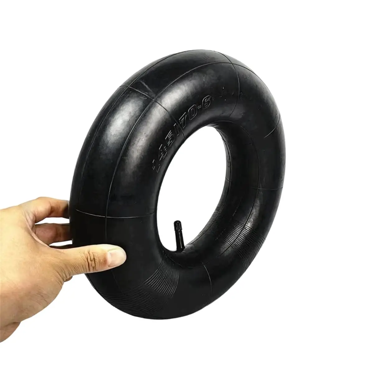 Lawn Mower Tire Rubber Inner Tube 145/70-6 Straight Nozzle Lawn Mower Inner Tube Rubber