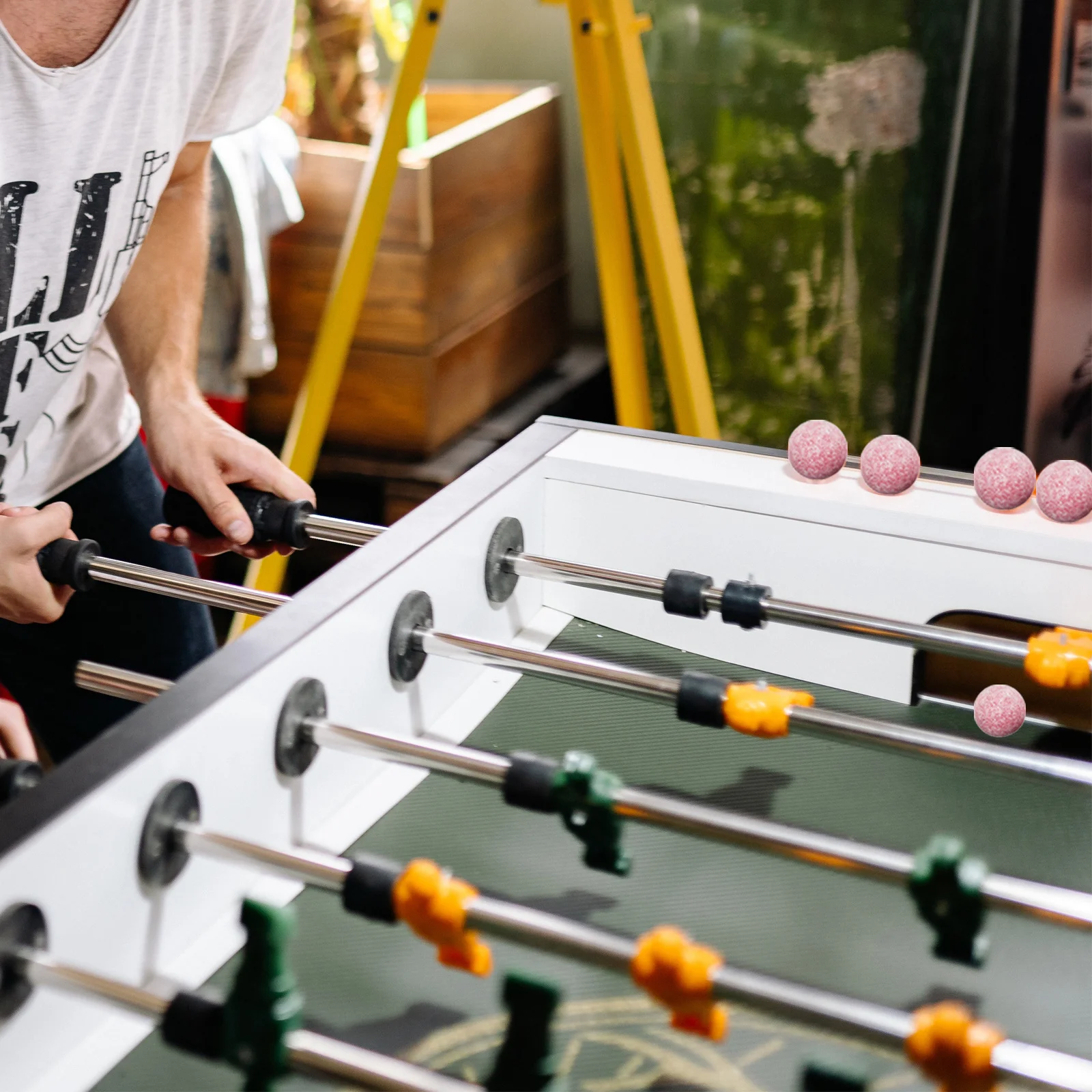 

3Pcs ABS Table Foosball Balls Durable Lightweight Compact Design Exquisite Soccer Game Accessories Foosball Ball