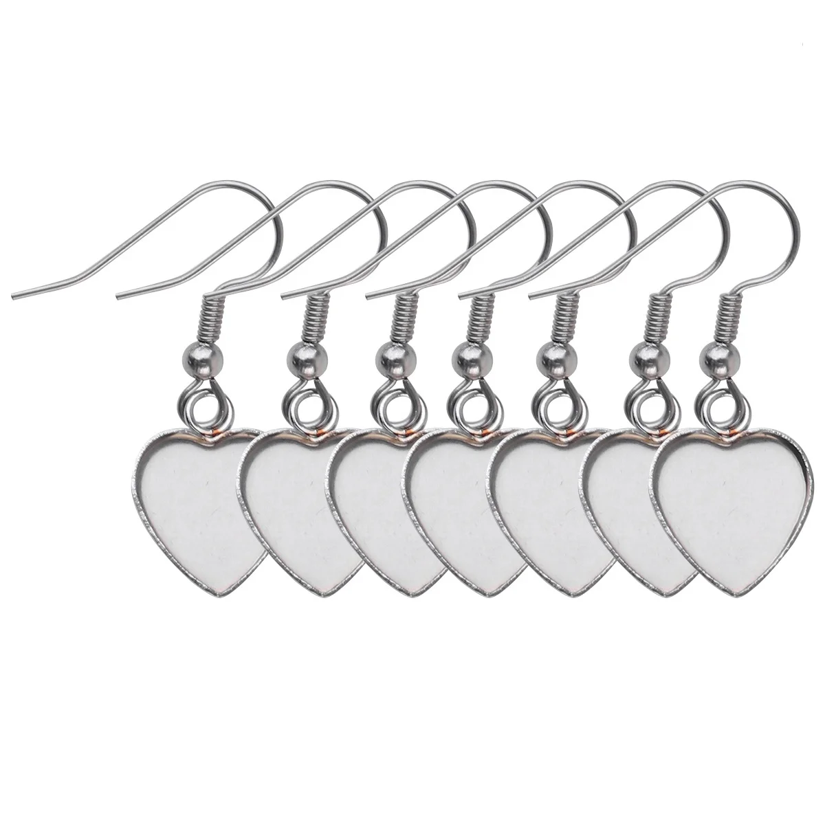 

40 шт. ушной крючок, шапочка для ушей, основа из нержавеющей стали для времени, стеклянная нашивка, комплект серег «сделай сам», ювелирные изделия, принадлежности для вечеринки, банкета, подарок