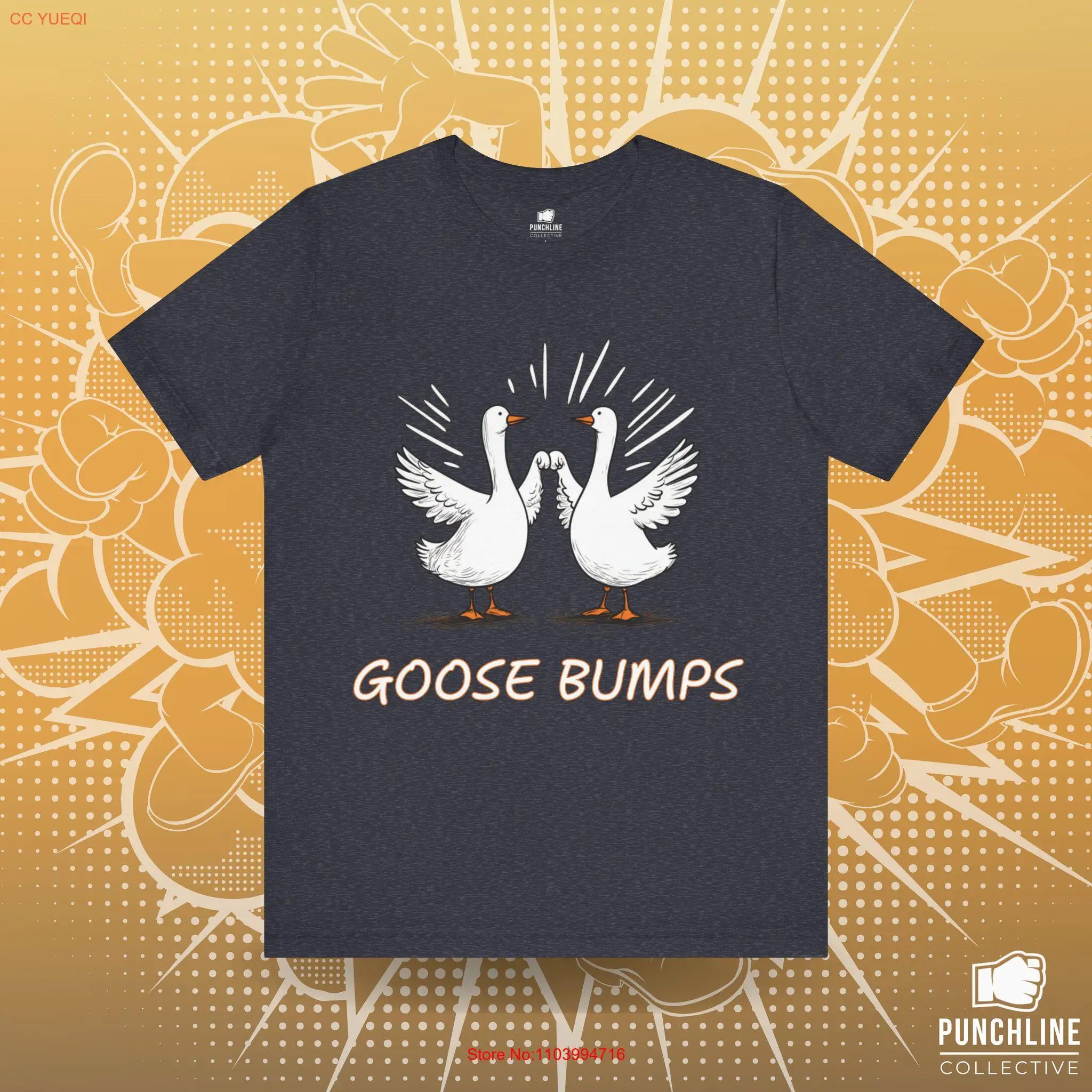 Goose Bumps T Shirt Funny  long or short sleeves