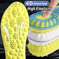 High Elasticity Latex Sport Insoles Soft Shoe Pads Orthotic Breathable Deodorant Shock Absorption Cushion Arch Support Insole