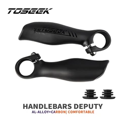 TOSEEK Black Matt Carbon Fiber Mountain Bike Small Auxiliary Handlebar MTB bicycle Bar End Parts