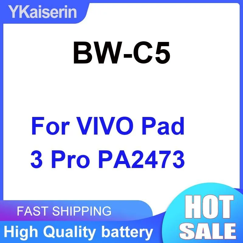 

Long Lasting Stable Power Supply For Vivo Pad 3 Pro PA2473 11500Mah BW-C5 Tablet Battery