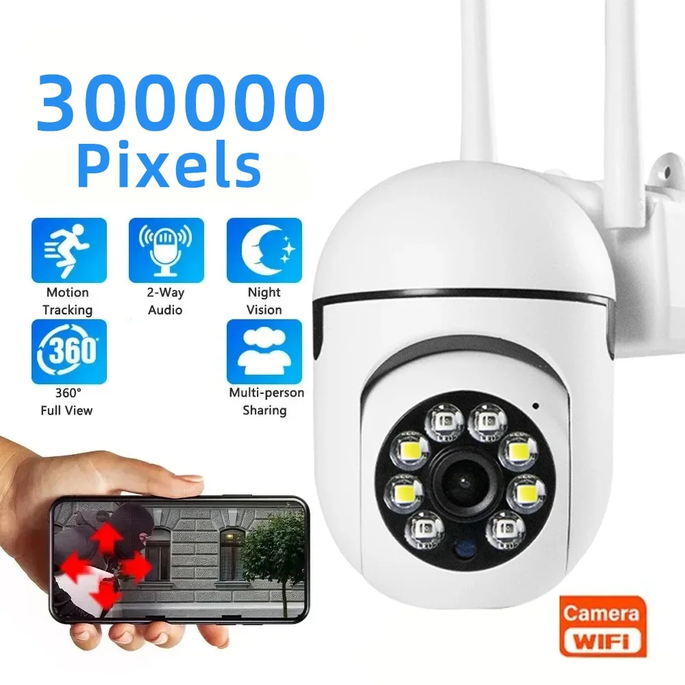 

300000 Pixels Ip Camera Wifi Surveillance Cameras Ir Full Color Night Security Motion Cctv Outdoor Camera