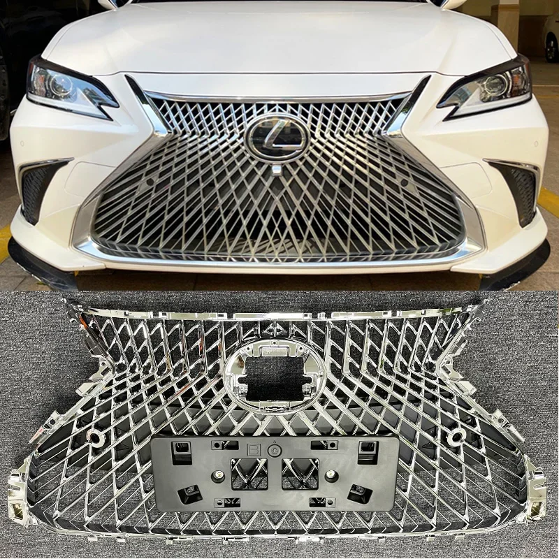 For Lexus ES260 300 LS style front bumper radiator grille body modification accessories 2015-2023