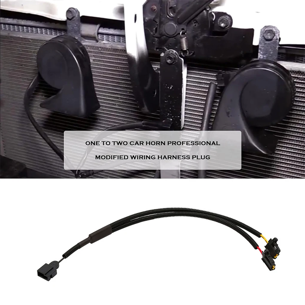 Y Type Horn Adapter Wiring Harness Adapter Wiring Horn Adapter Car Horn One-to-Two Converter Wiring