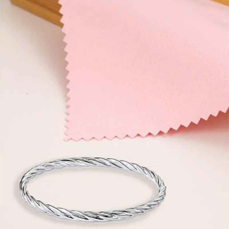 With Antioxidize Chemical Silver Gold Jewelry Cleaning Cotton Cloth Buckskin Velvet Effective Flannelette Polishing Cloth