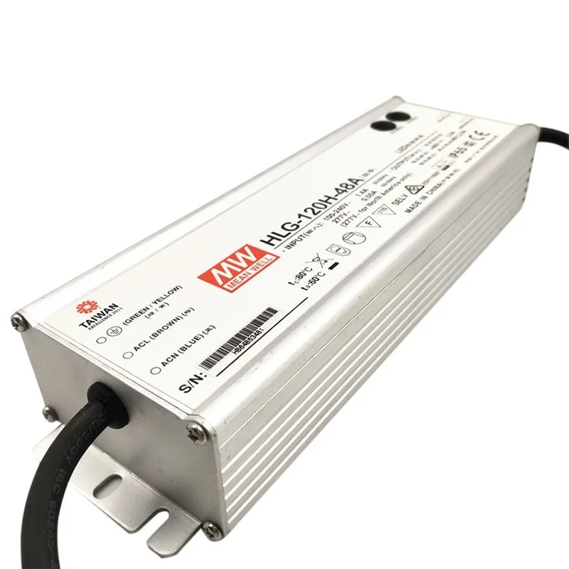 

HLG-120H Series 120W LEd 48V Single Output Power Supply Led Driver For Led Grow Light