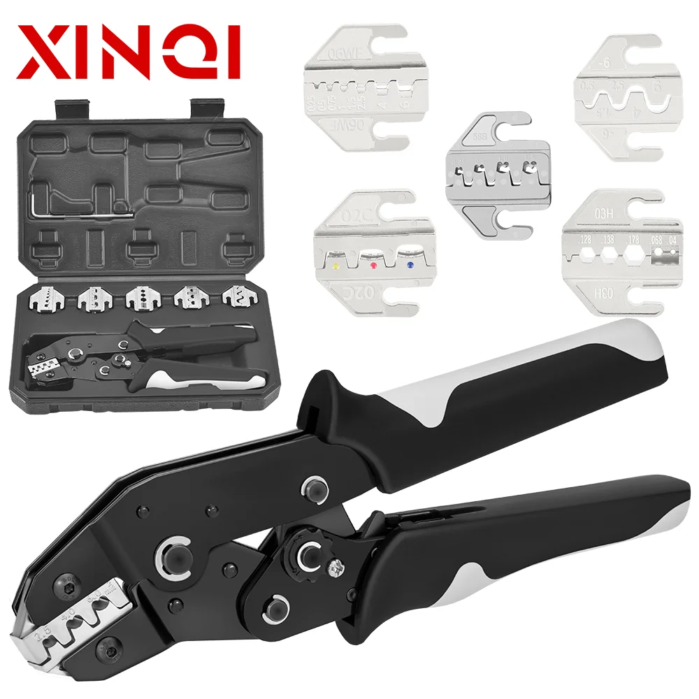 Crimping Tool Set Pressed Pliers Electrician Tools Electrical Terminals Clamp Electronics Pressing Connector Hand Jaws