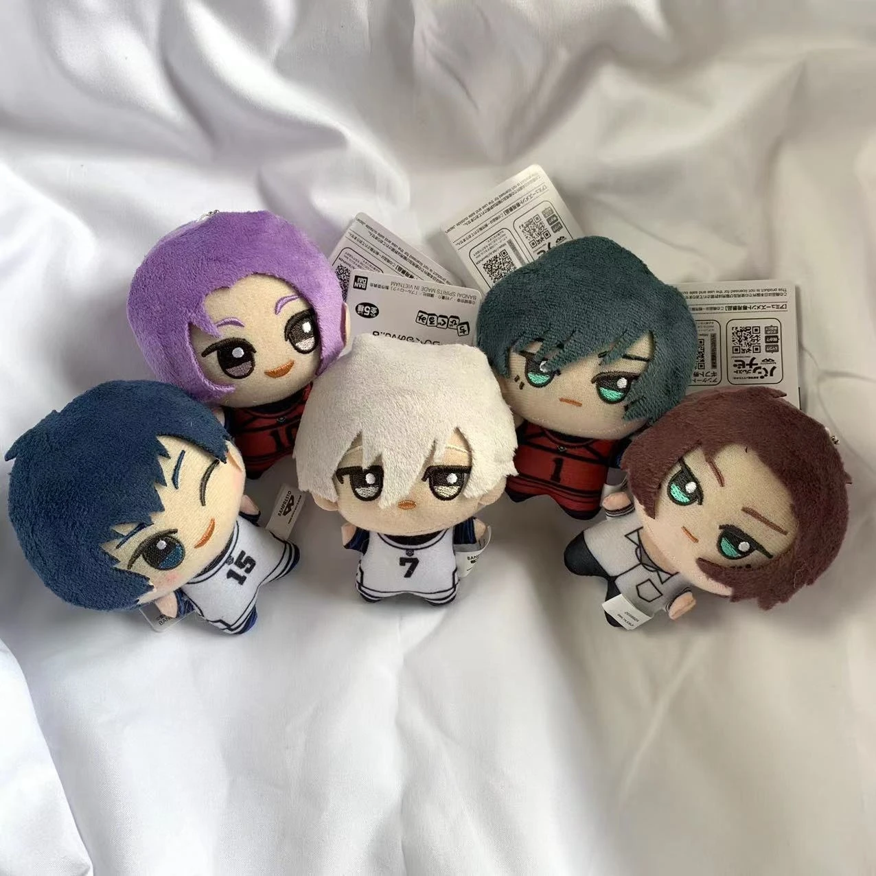 Anime BLUE LOCK Nagi Seishiro Rin Itoshi Mikage Reo Cosplay Cotton Doll Furry Pendant Maumet Adorable  Puppet Widget  Q Version