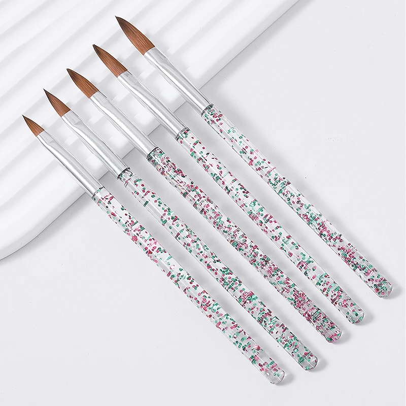 Acrílico Gel Nail Art Brush Set, Kit de Ferramentas Manicure, Liner e Dotting, Home Professional Salon, 31Pcs