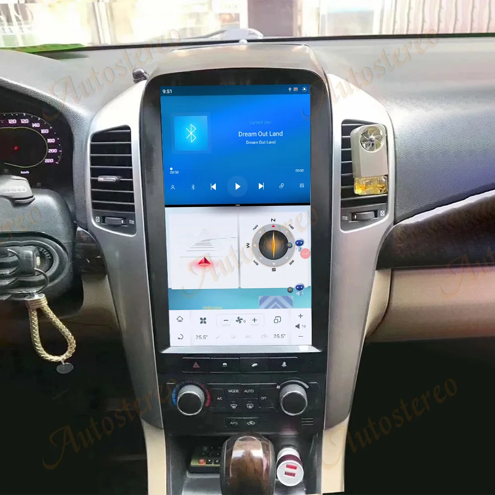 

13.6 inch Android 13 Vehicle Car GPS Navigation for Chevrolet Captiva 2008-2012 Screen Head Unit Multimedia Player Stereo-