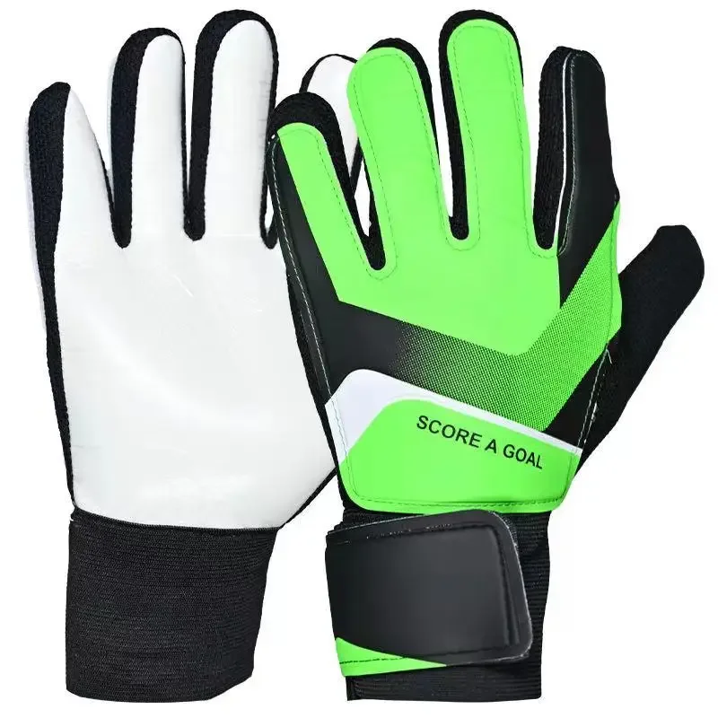 Soccer Goalkeeper Gloves For Adults Kids Anti-Collision Latex PU Goalkeeper Hand Protection Gloves Football Training Accessories