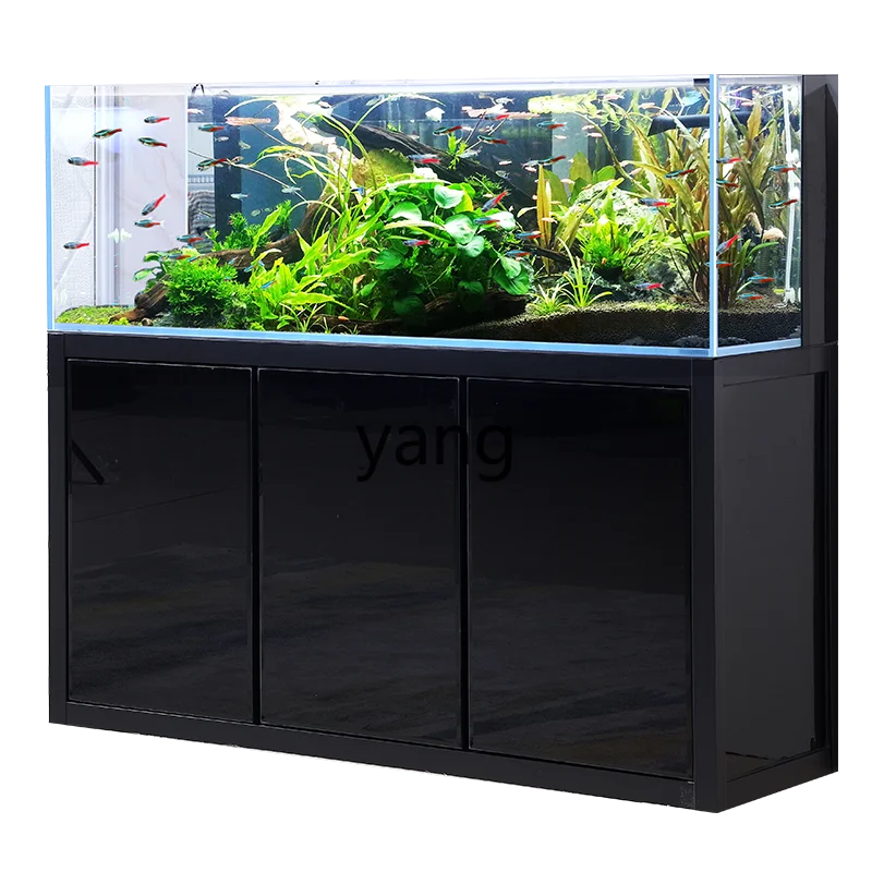 

LTT large bottom filter ultra-white glass water ecological grass tank