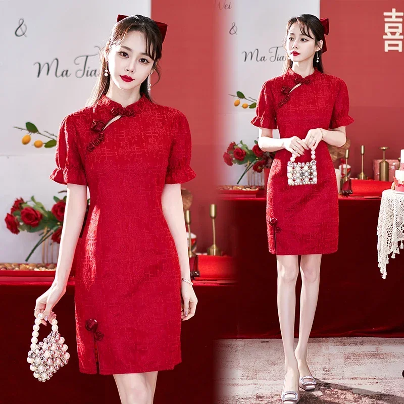 Chinese style traditional new youth clothing for women's formal attire