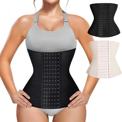 Upgraded Slimming 28cm Waist Trainer 6 Rows of Hook Unisex Tummy Control Girdle Shapewear Back Support Compression Corset Belt