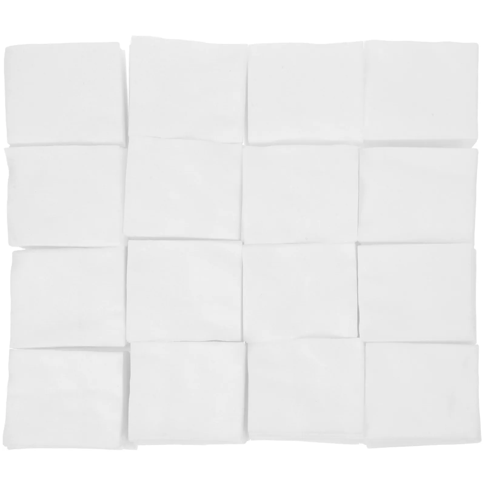 1600Pcs Disposable Makeup Remover Cotton Pads Soft Facial Cleansing Square Pads for Home Salon Skincare Face Cotton Square