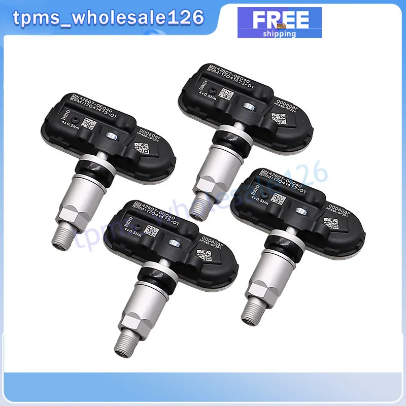 4PCS/Lot Car Tire Pressure Monitor System Sensor 42607-0E040 For 2021 2022 Toyota Sienna Highlander TPMS 434MHZ 426070E040