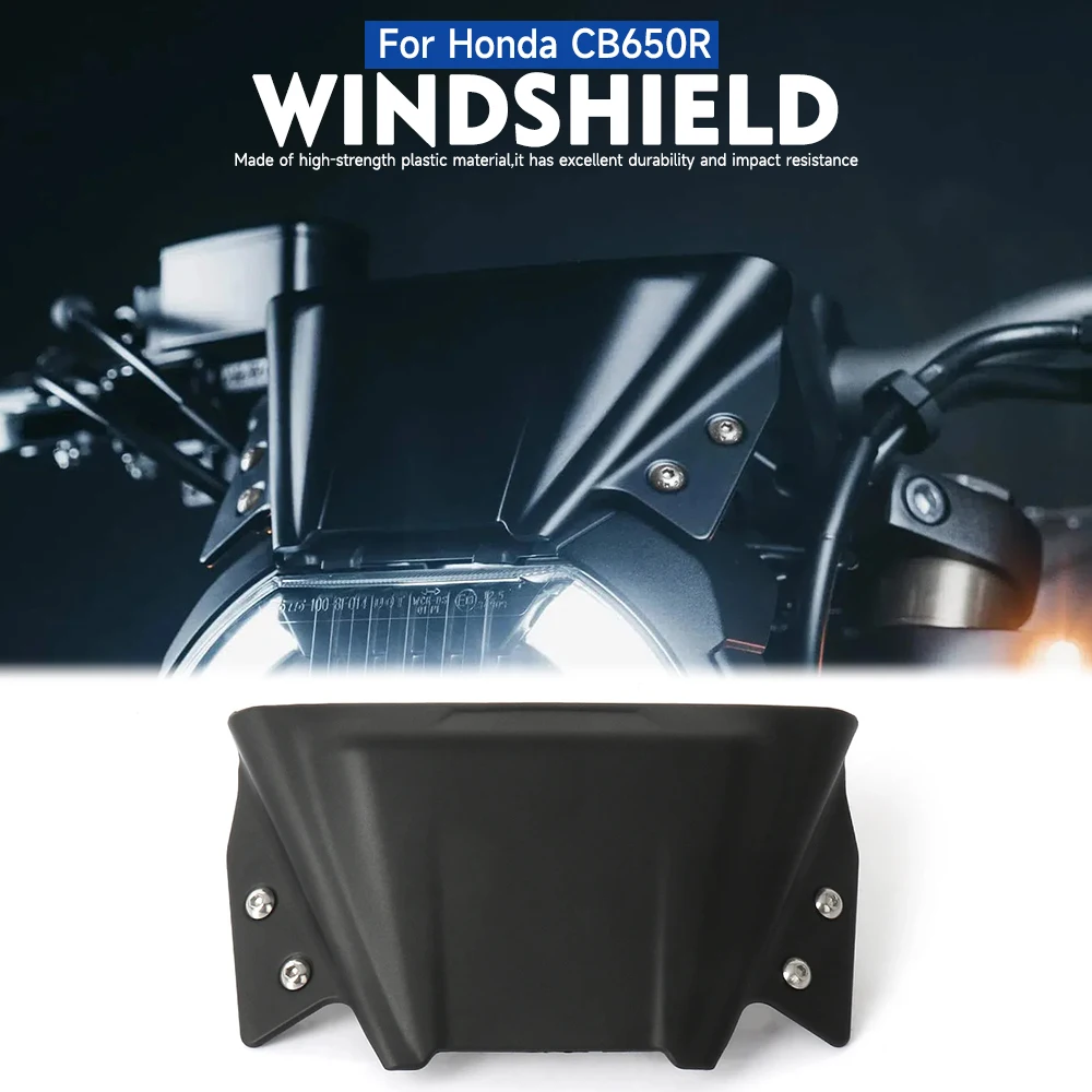 

Motorcycle Front Windshield For Honda cb650r CB 650R CB 650 R 2019-2023 Windscreen Screen Protector Fairing Accessories