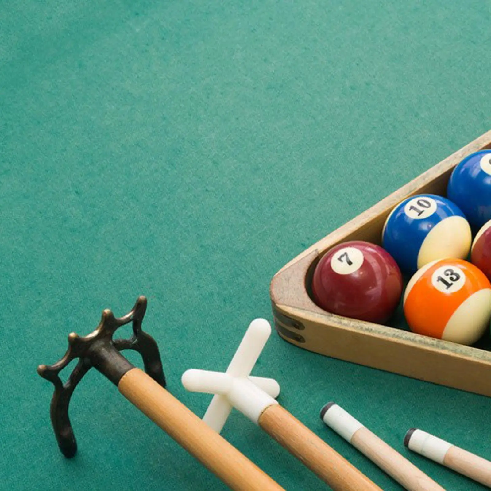 

Billiards Bridge with Removable Bridge Head for Pool Table Accessories