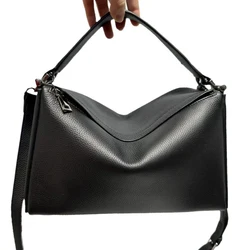 Genuine Leather fashion women bags luxury designer ladies soft cowhide handbag for woman