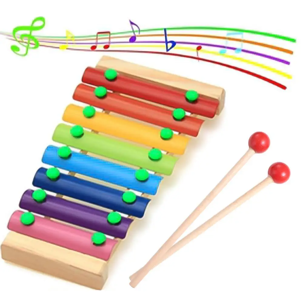 Wooden Drumsticks Smooth Comfortable Grip Wooden Drumsticks High-quality Non-toxic Marimba Sticks Kids