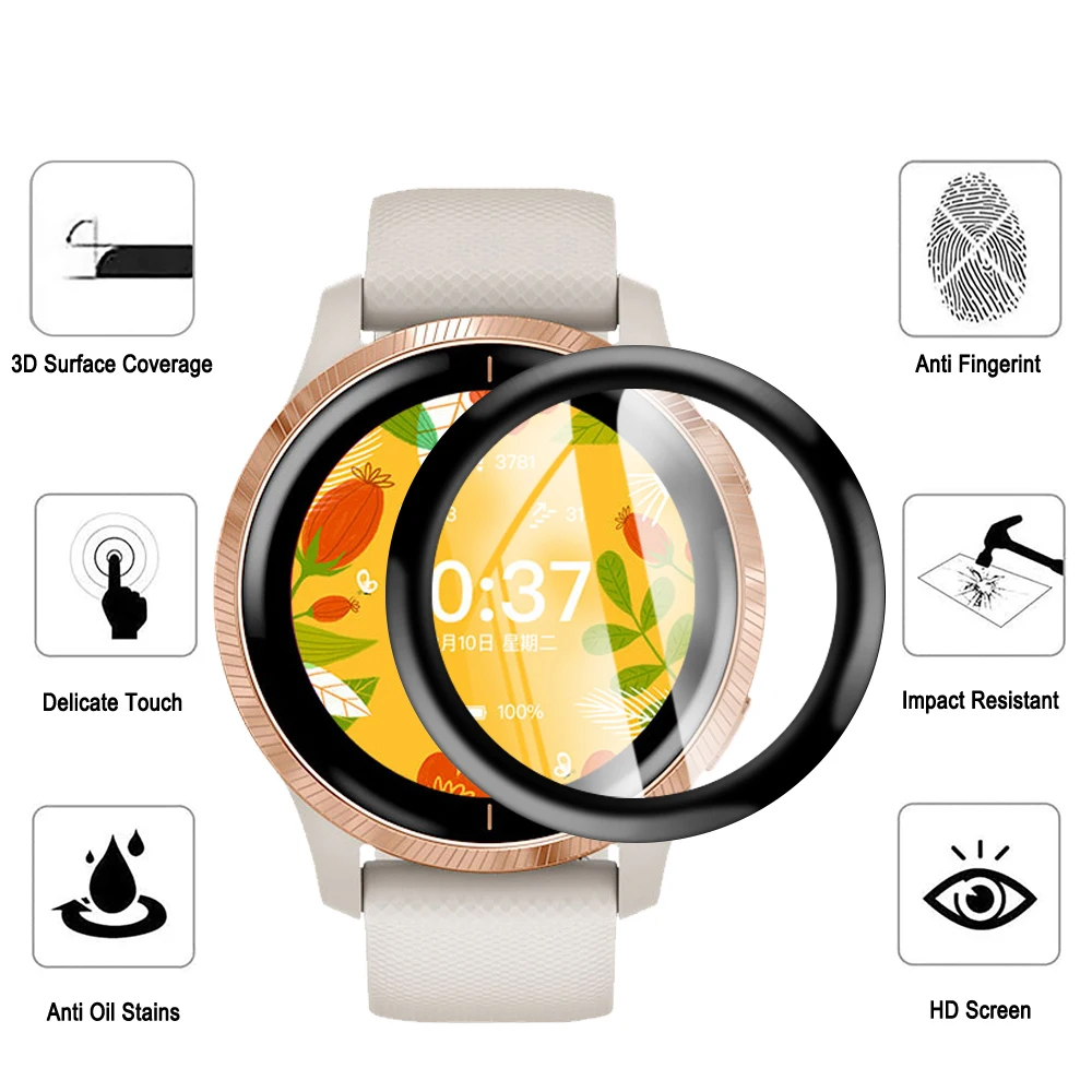 3D Curved Soft Edge Clear Protective Film Smartwatch Full Cover For Colmi i28 Ultra Watch Screen Protector Smart Accessories