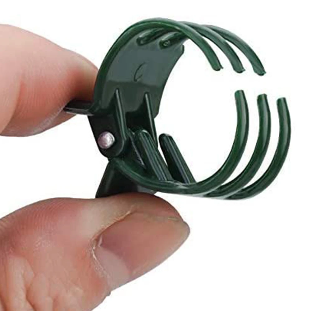 

20 Orchid Clips for Gardening Sturdy Plastic Vine Fixing Clips for Supporting Flower Spikes and Climbing Vegetables