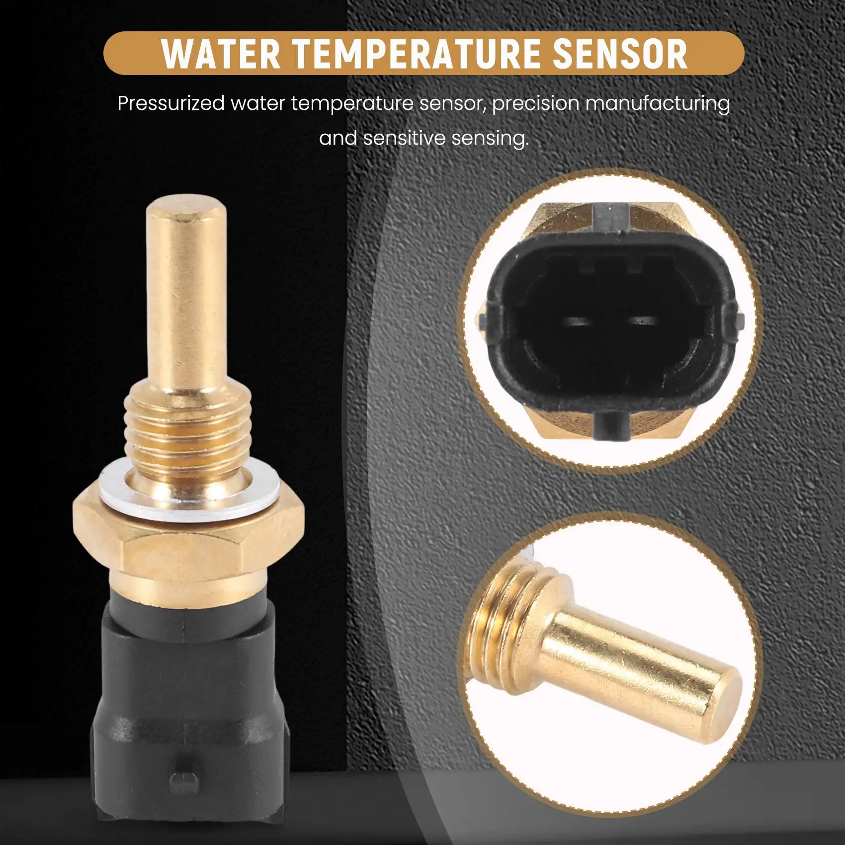 Water Temperature Sensor for Sea-Doo GSX GTX XP LRV RX GTX 4-Tec 3D RFI RXP Supercharged Replaces 278001016