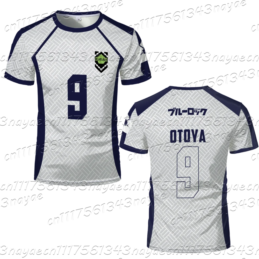 Blue Lock Anime Fußballtrikot Nagi Seishiro Mikage Reo Gagamaru Yukimiya Tsurugi Nummern-Print Cosplay T-Shirt Unisex für Erwachsene und Kinder – Detail 10