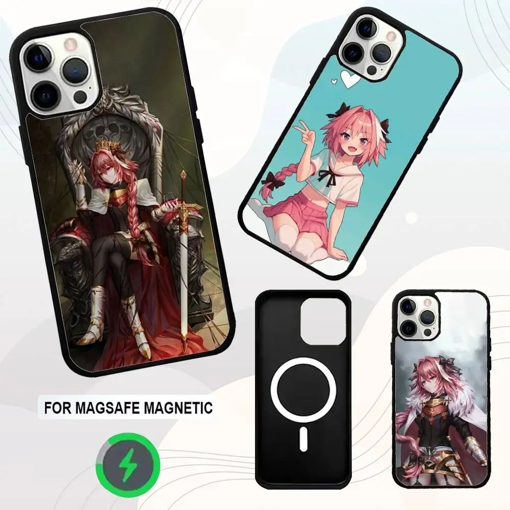 

Fate Apocrypha Astolfo Phone Case For iPhone 16e,16,15,14,13,12,11,Plus,Pro,Max,Mini Magsafe Magnetic Wireless Charging
