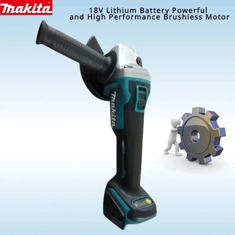 Makita18vpower tools DGA404 Cordless Grinder 125mm 18V Power Tools Electric Grinder Angle Grinder Brushless Sander Trimmer