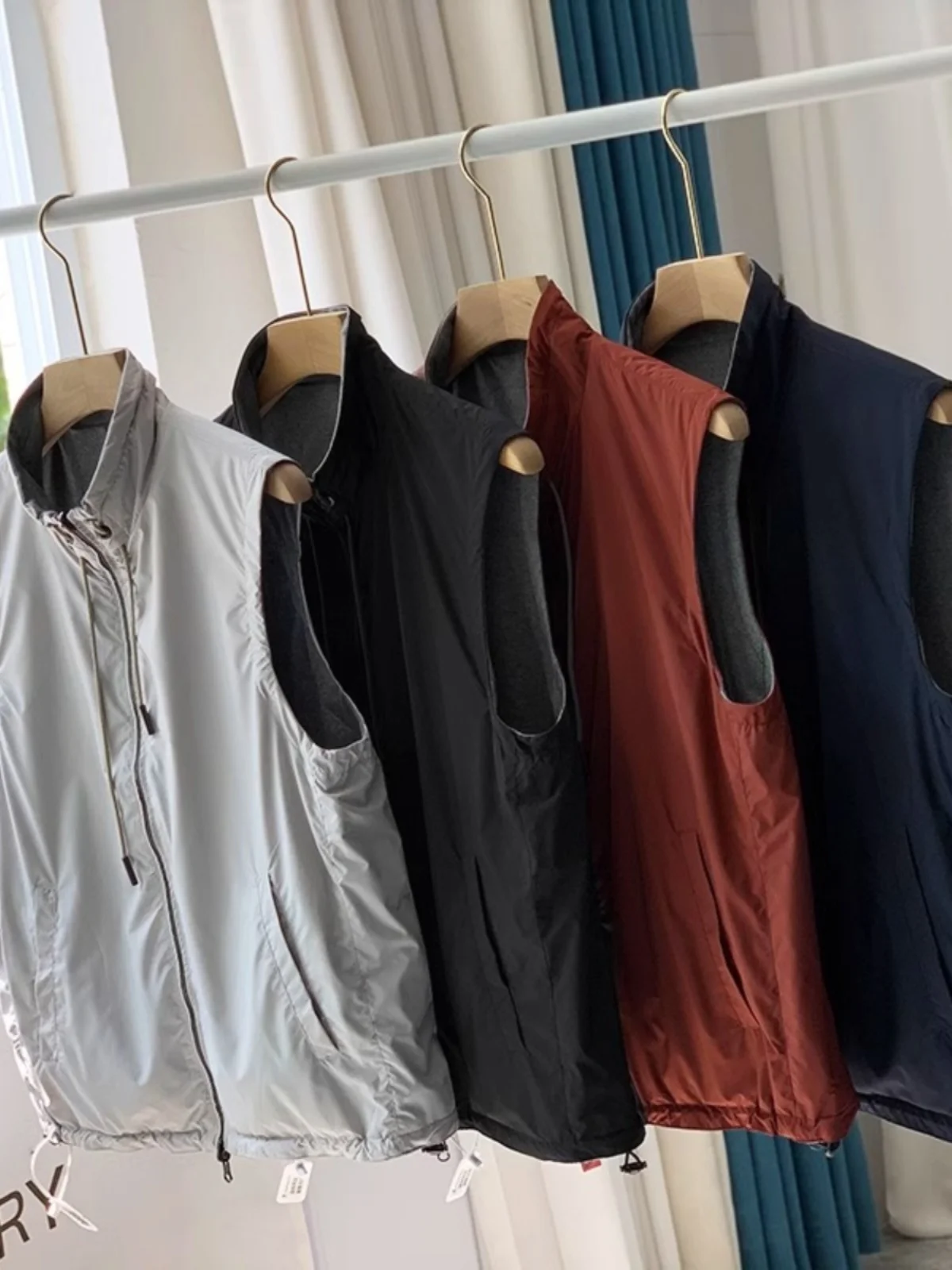 

Большой размер, 300 фунтов, быстросохнущая безрукавка-жилет унисекс, летняя/осенняя, модная, свободная, с капюшоном, рабочая куртка для молодежи на каждый день